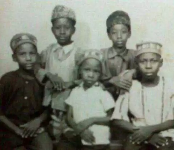 Throwback baby photo of the Emir of Kano, Muhammadu Sanusi II..